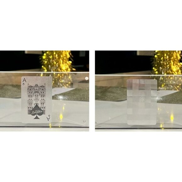 Louis Vuitton ACE OF SPADES Silver Damier Decorative Card/VIP/COLLECTORS PEICE - Picture 6 of 9